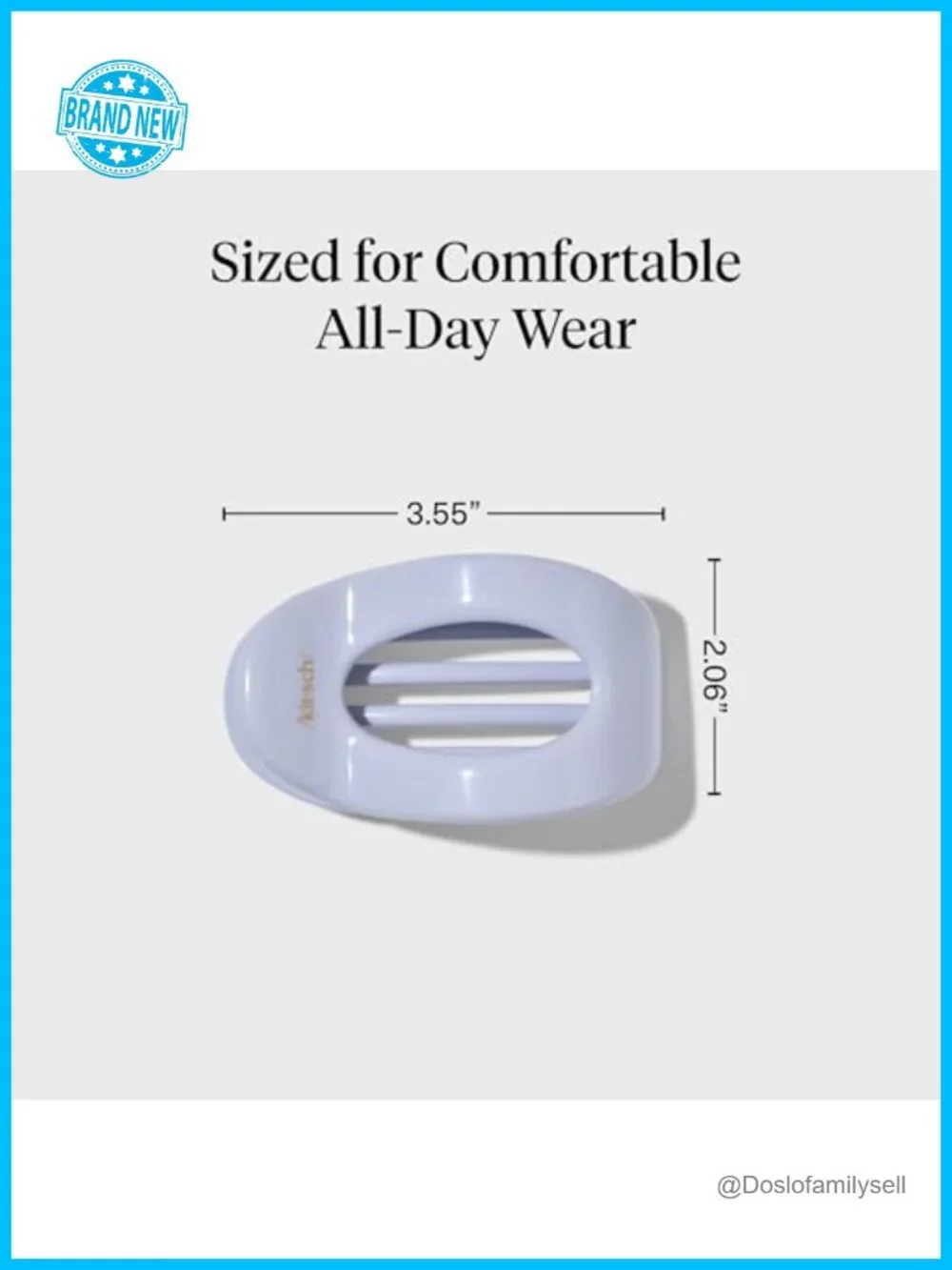 Medium Flat Claw Clips - Strong Hold for All Hair Types Non-Slip Secure